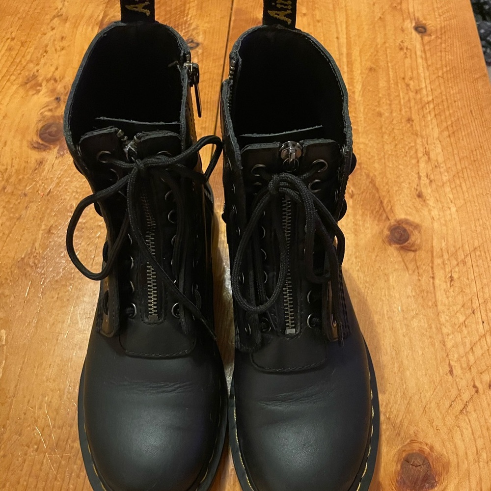 Dr. Martens Black Leather Boots